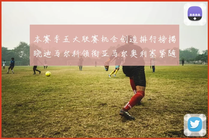 本赛季五大联赛机会创造排行榜揭晓迪马尔科领衔亚马尔奥利塞紧随其后
